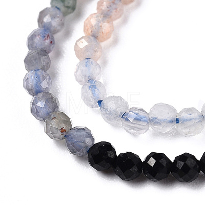Natural Mixed Gemstone Beads Strands G-D080-A01-03-09-1