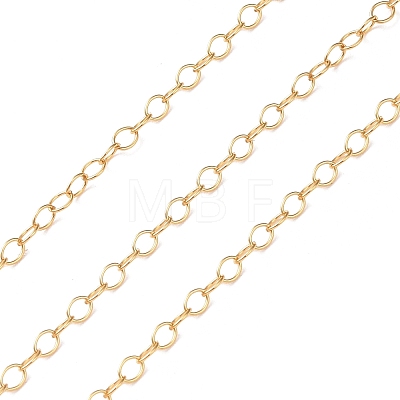 Brass Cable Chains CHC-M023-04G-1