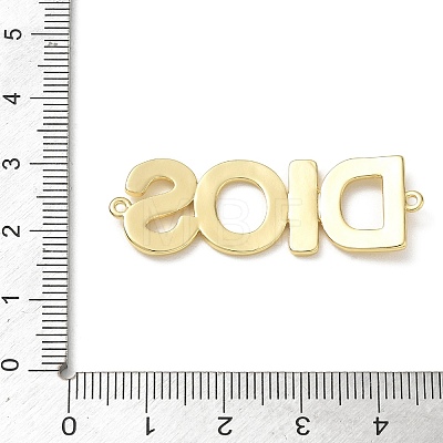 Brass Connector Charms KK-CBAE532-01F-G-1