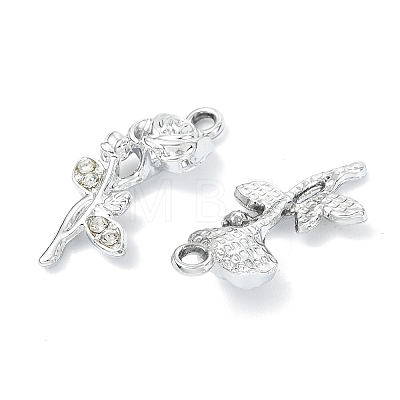 Alloy Crystal Rhinestone Pendants ALRI-T012-04A-P-1