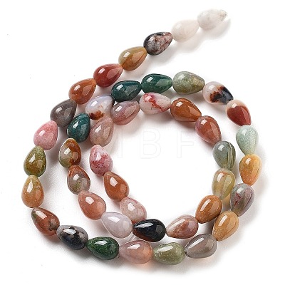 Natural Indian Agate Beads Strands G-B106-A21-01-1