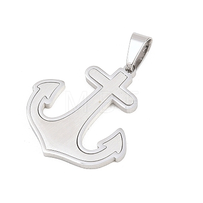 304 Stainless Steel Pendants STAS-B137-01P-1