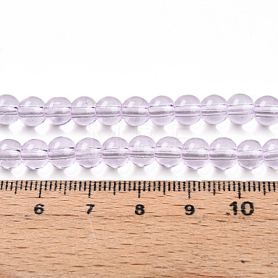 Baking Paint Transparent Glass Beads X1-DGLA-N006-6mm-05-1