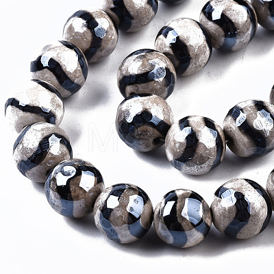 Tibetan Style dZi Beads G-S359-257B-1