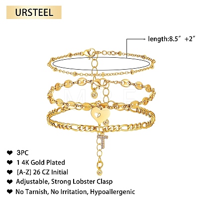 Anklets Sets AJEW-AN00383-20-1