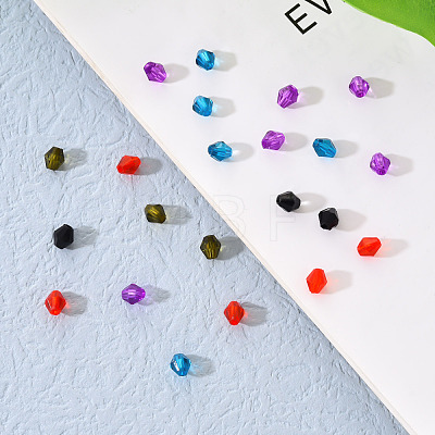 Transparent Acrylic Beads TACR-YW0001-6MM-04-1