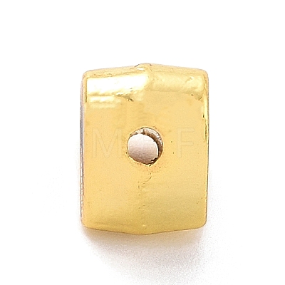 Eco-friendly Rack Plating Brass Enamel Beads KK-F843-30G-02-1