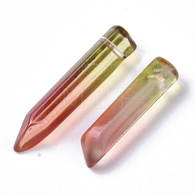 Two Tone Glass Beads GLAA-S167-13-1