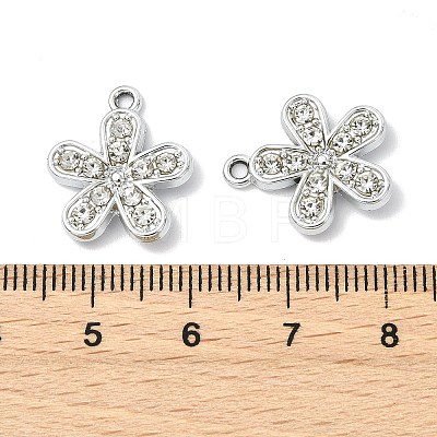 Alloy Crystal Rhinestone Pendants ALRI-T012-04D-P-1