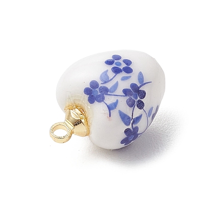 Handmade Porcelain Pendants PALLOY-JF05125-1