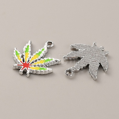 Alloy Enamel Pendants FIND-WH0120-22P-1