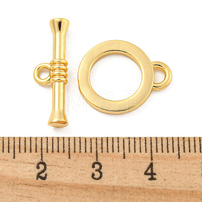 Brass Toggle Clasps KK-A223-02G-1