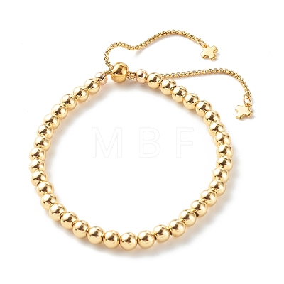 Brass Beaded Bracelets BJEW-JB06335-01-1