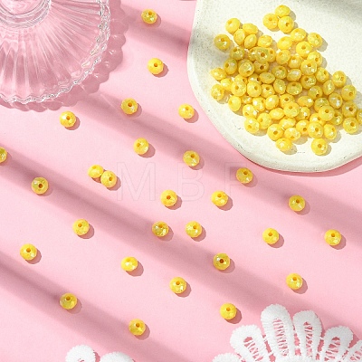 Opaque Acrylic Beads MACR-YW0003-55G-1