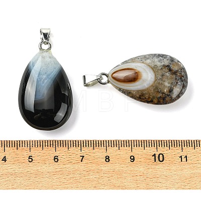 Natural Agate Pendants GG-K002-09N-1