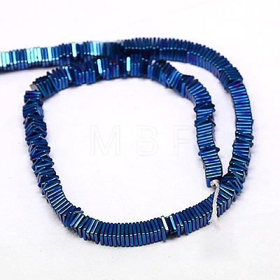 Electroplate Non-magnetic Synthetic Hematite Heishi Beads Strands G-J171A-3x3mm-07-1