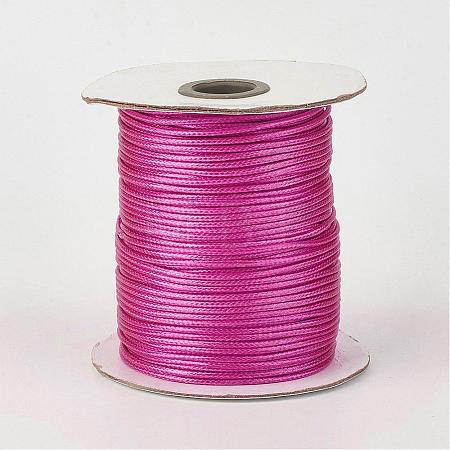 Eco-Friendly Korean Waxed Polyester Cord YC-P002-1mm-1103-1