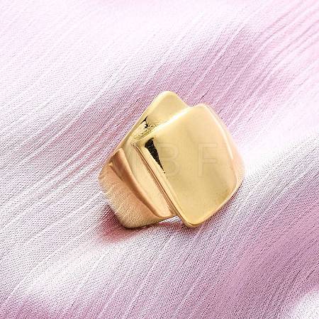 304 Stainless Steel Adjustable Cuff Rings RJEW-Q020-13G-1