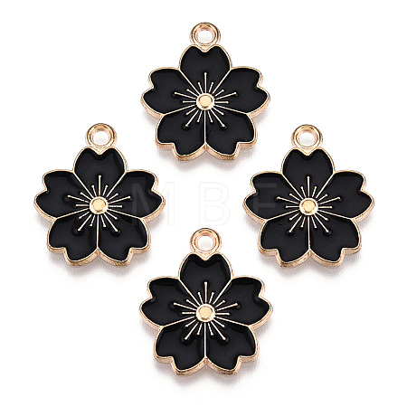 Alloy Enamel Pendants ENAM-S121-115D-1