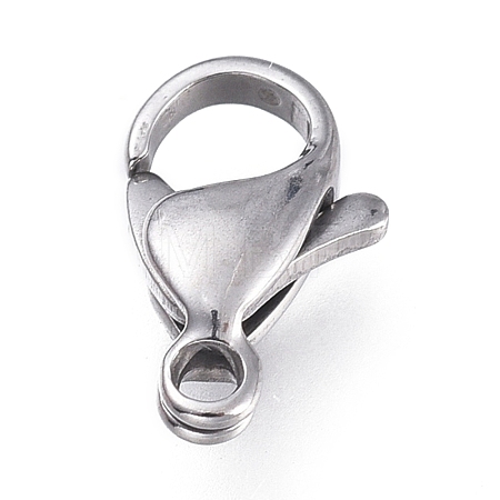 Tarnish Resistant 316 Surgical Stainless Steel Lobster Claw Clasps STAS-M281-01P-C-1