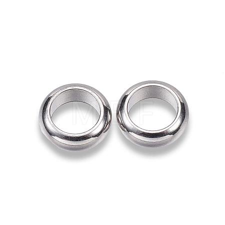 Tarnish Resistant 201 Stainless Steel Spacer Beads STAS-D448-034P-1