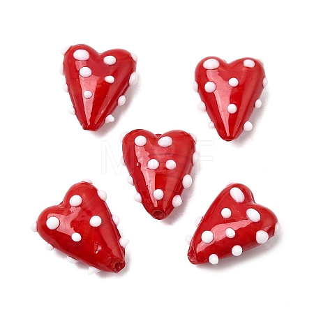 Handmade Lampwork Enamel Beads LAMP-Z025-01B-1