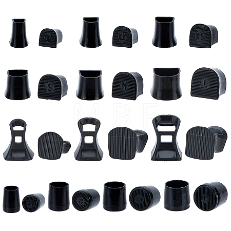 13 Pairs 13 Style PVC High Heel Stoppers Protector AJEW-GF0005-22B-1