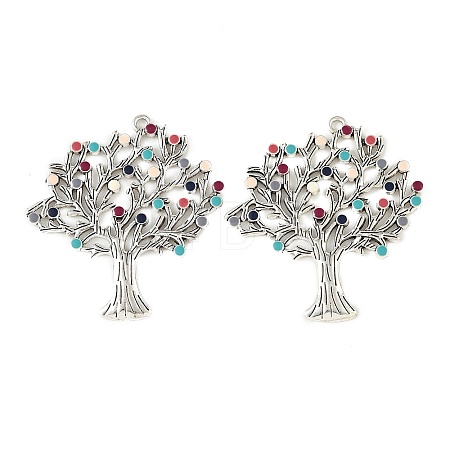Alloy Enamel Big Pendants AL-CBA75EE-03AS-1