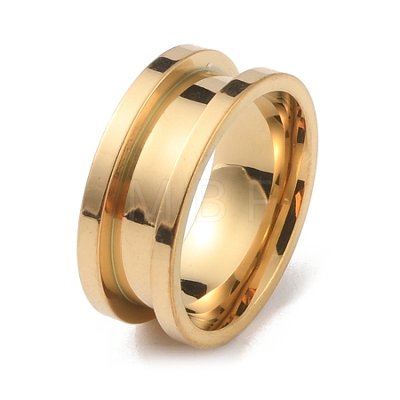 201 Stainless Steel Grooved Finger Ring RJEW-WH0004-32A-G-1