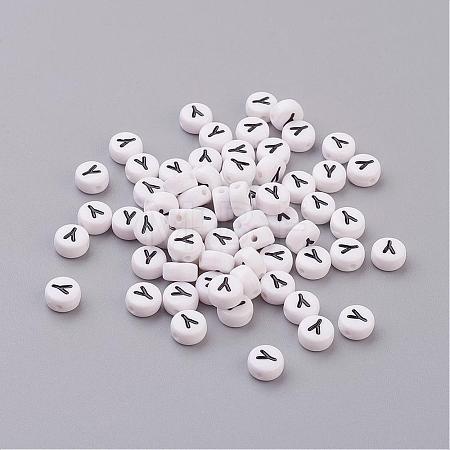 Acrylic Beads PL37C9070-Y-1