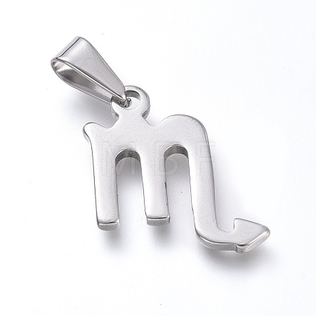 Non-Tarnish 304 Stainless Steel Pendants STAS-L210-06G-P-01-1