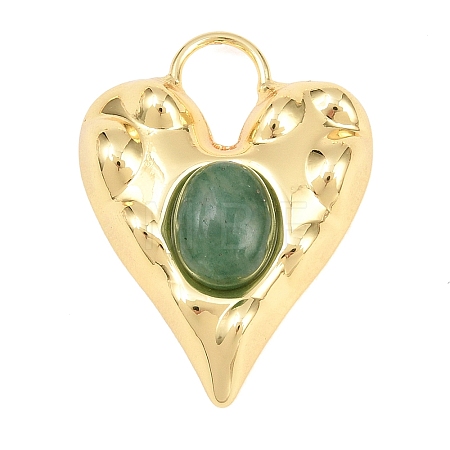 Natural Green Aventurine Pendants GG-G001-02G-12-1