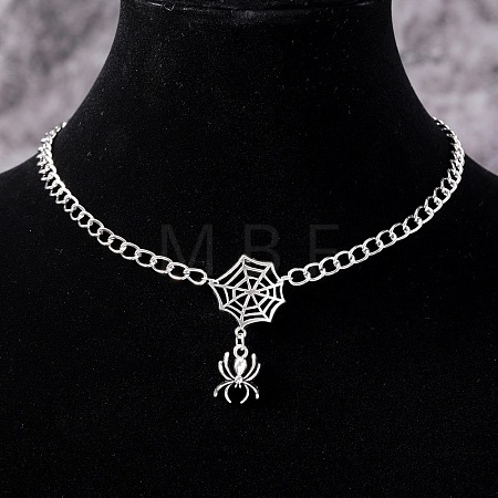 Halloween Zinc Alloy & Iron Pendant Necklaces FS-WG5FEAB-03-1