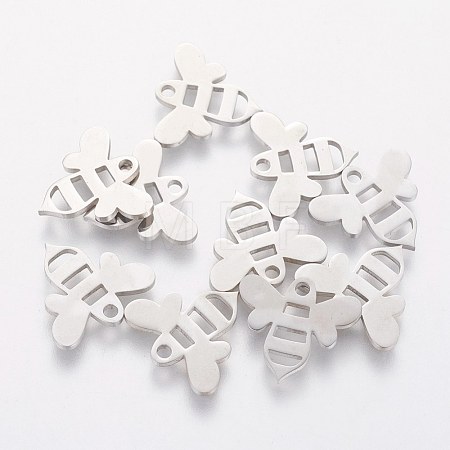 Tarnish Resistant 304 Stainless Steel Charms STAS-Q201-T173-1