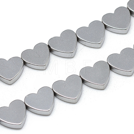 Electroplate Non-magnetic Synthetic Hematite Beads Strands G-T057-13H-1