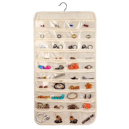 Non-Woven Fabrics Jewelry Hanging Bag AJEW-B009-02A-1