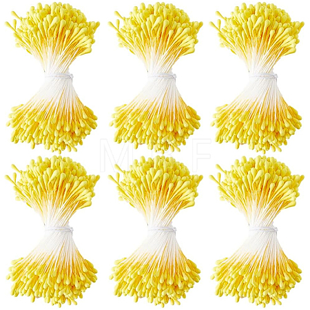 6Bundles Gypsum Artificial Flower Heart Core DIY-GF0014-11A-1