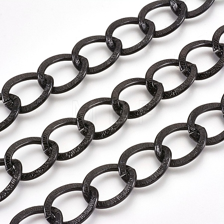 Aluminium Twisted Chains Curb Chains X-CHF003Y-16-1