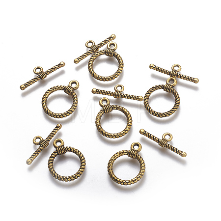 Alloy Toggle Clasps PALLOY-F178-01AG-1