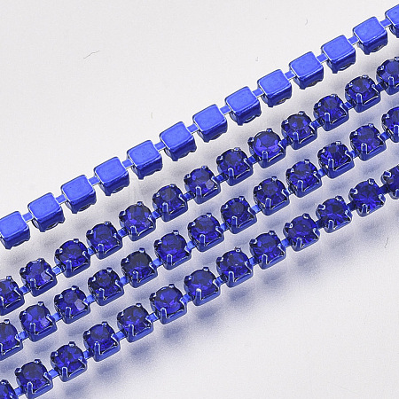 Electrophoresis Iron Rhinestone Strass Chains CHC-Q009-SS12-B03-1