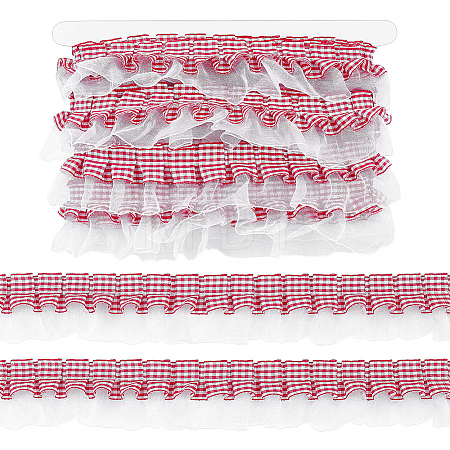 10Yards Polyester Lace Ribbon OCOR-PH0008-04B-1