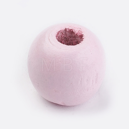 Natural Wood Beads WOOD-Q030-57F-1