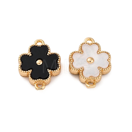 Double Side Color Acrylic Connector Charms X-KK-P289-04G-01-1