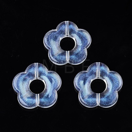 Transparent Acrylic Beads X-OACR-N008-069A-01-1