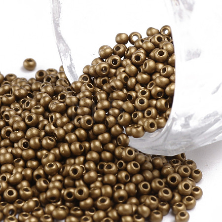 11/0 FGB Grade A Baking Paint Glass Seed Beads X-SEED-N001-A-1038-1