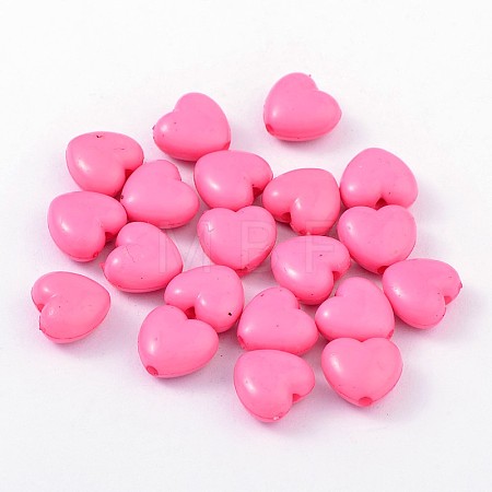 Opaque Acrylic Beads SACR-10X11-7-1