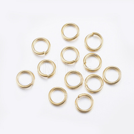 304 Stainless Steel Open Jump Rings STAS-L187-10x1.5mm-G-1
