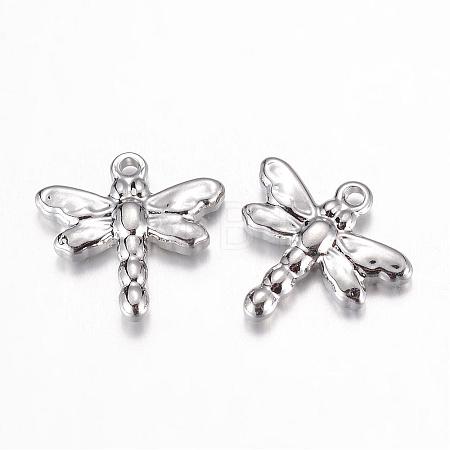 Tarnish Resistant 201 Stainless Steel Charms STAS-G071-09P-1