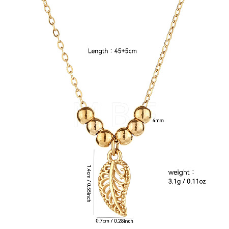 304 Stainless Steel Pendant Cable Chain Necklaces for Women WG91243-04-1
