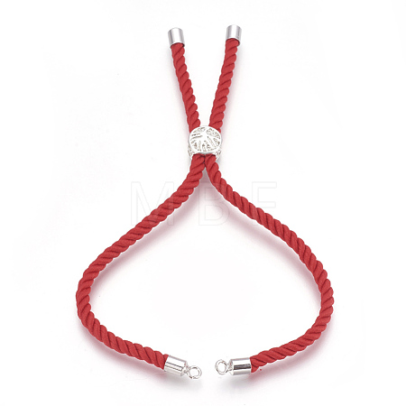 Cotton Cord Bracelet Making KK-F758-03F-P-1